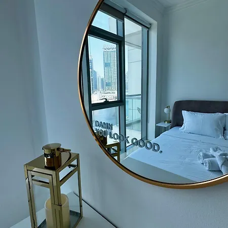 Noma Fairview - Burj Khalifa View Stunning Apartment In Business Bay Дубай Экстерьер фото