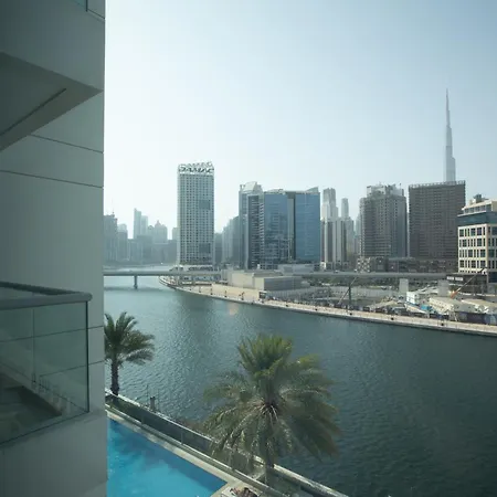 Noma Fairview - Burj Khalifa View Stunning Apartment In Business Bay Дубай Экстерьер фото