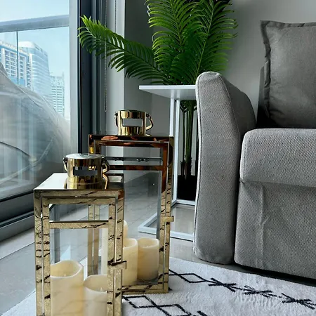 Noma Fairview - Burj Khalifa View Stunning Apartment In Business Bay Дубай Экстерьер фото