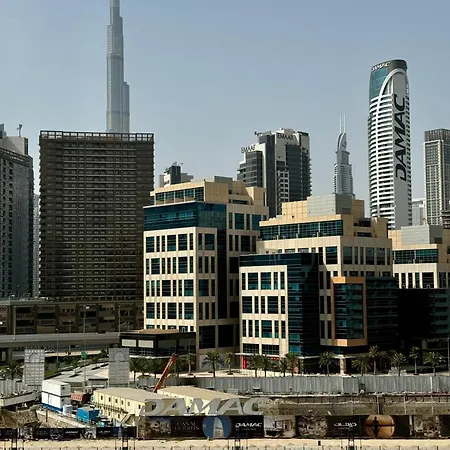 Noma Fairview - Burj Khalifa View Stunning Apartment In Business Bay Дубай Экстерьер фото